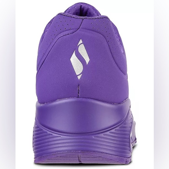 SKECHERS PURPLE CASUAL SNEAKERS - Picture 4 of 6